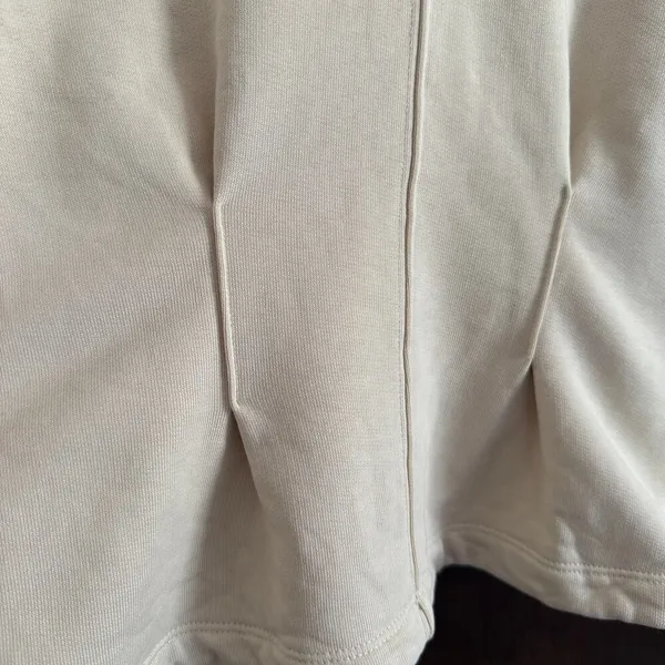 & OTHER STORIES | Cream Fitted Darted Crewneck Sweatshirt | Extra Small - Image 3