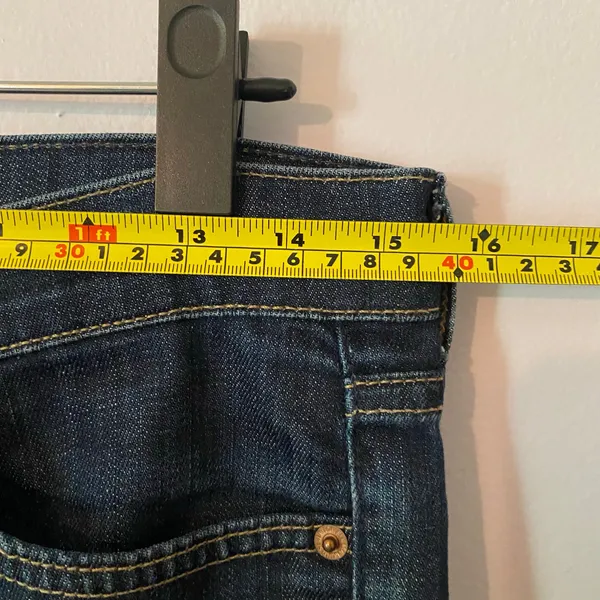 7 for all Mankind Dojo Capri Jeans Y2K Dark Wash Low Rise Retro Women's size 28 - Image 8