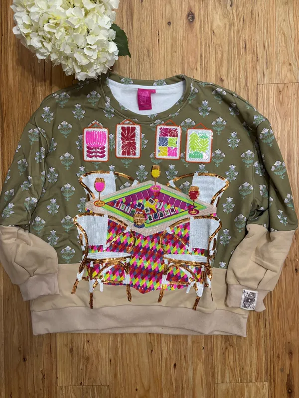 Queen of Sparkles Mahjong Sweatshirt - Image 2