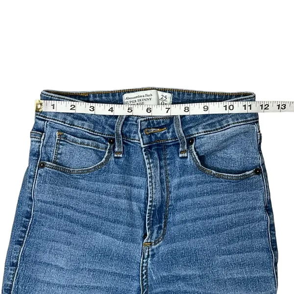 Abercrombie & Fitch Denim Jeans Super Skinny High Rise - Image 3