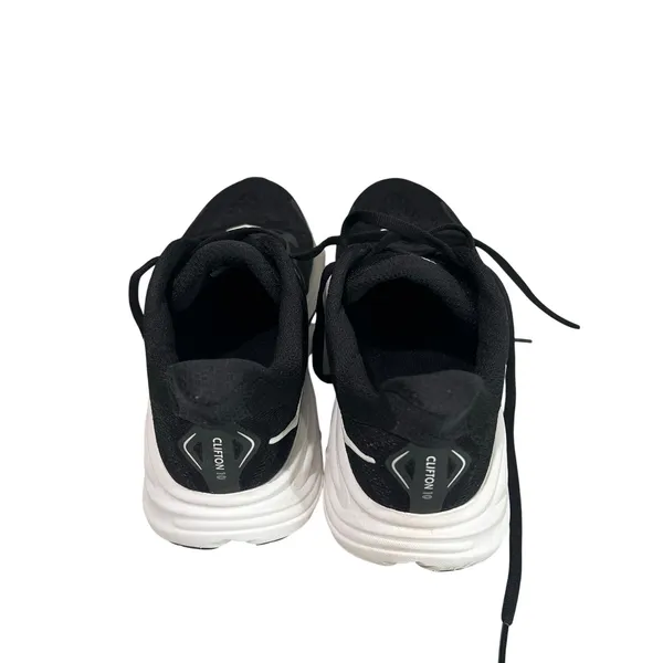 HOKA One One Clifton 10 Women’s 6.5 B Black White Running Shoes 1162031 BWHT - Image 9