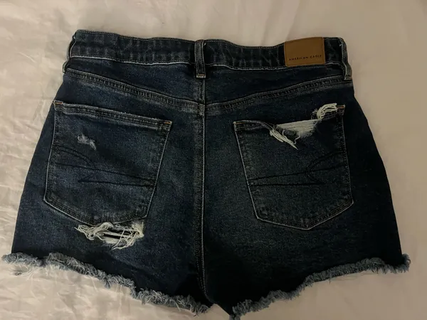 American Eagle Distressed Shorts Stretch High-Rise - Image 2
