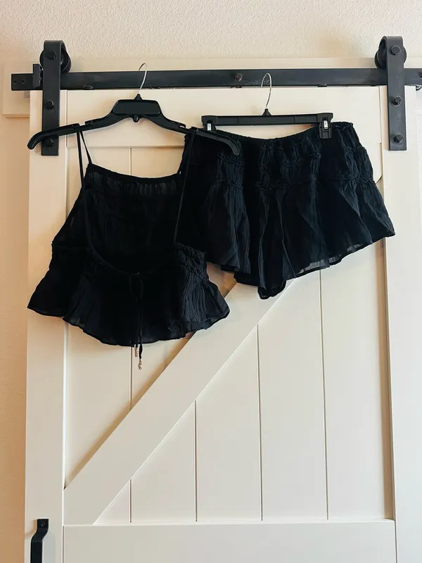 Free People Angelina Short Set Black - Image 5