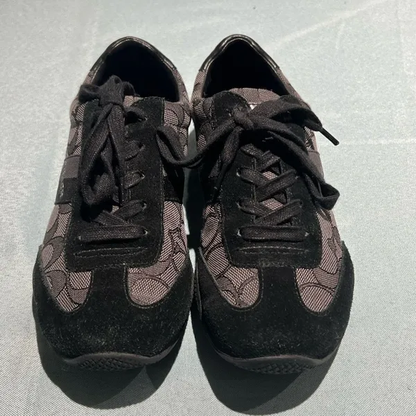 Coach‎ Canvas Pattern Sneakers size 6.5B B29 - Image 4
