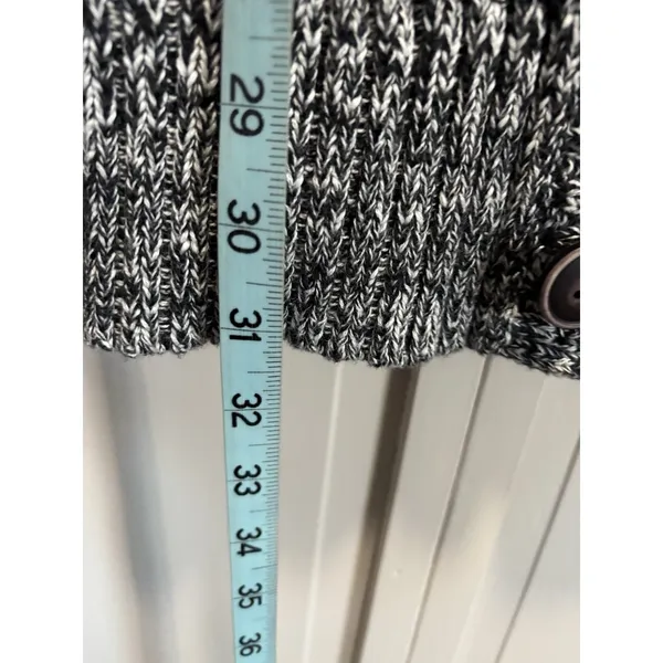 American Eagle Knit Button‎ Up Cardigan Long Sleeve Size L Pockets Thick Warm - Image 3