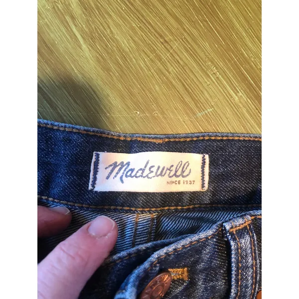 Madewell NWOT Women's Straight Leg Crop Jeans Size 25 - Image 5