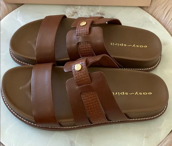 Easy Spirit NWT Women's Trevin Banded Slip-On Sandals - Image 4