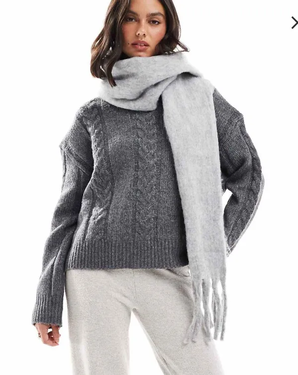 Bershka Gray Sweater - Image 2