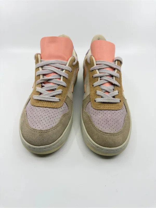 VEJA  V-10 SUEDE MULTICO PEACH SZ 7 - Image 2