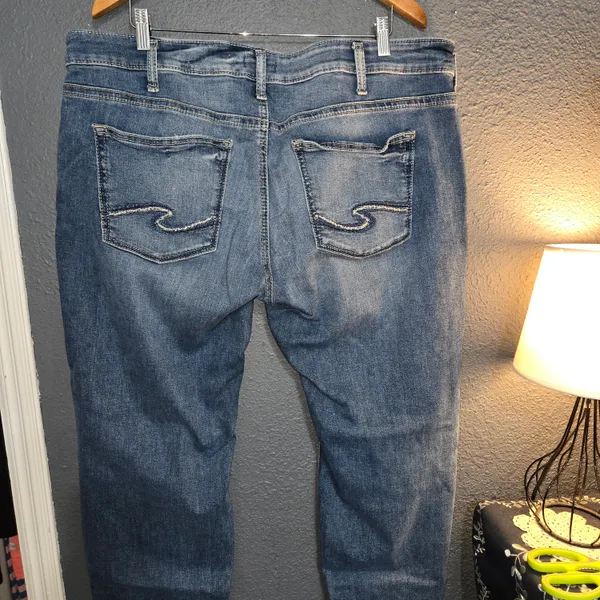 Silver Jeans Women's Blue Denim Jeans - Image 2