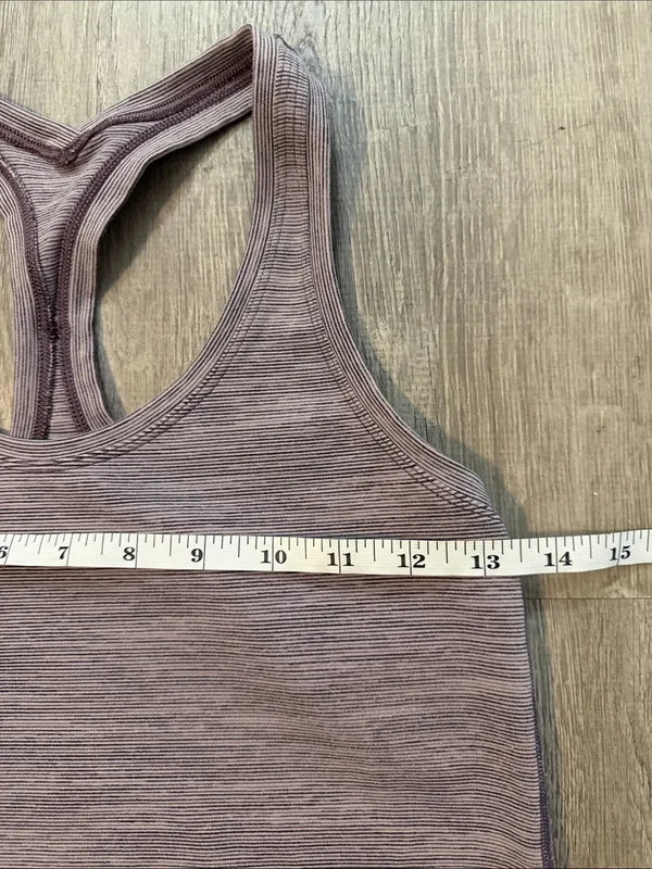 Lululemon 4 Cool Racerback II Workout Lounge Gym Yoga Women’s Mauve Tank Top - Image 2