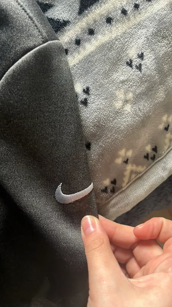 Nike Zip-Up Jacket Grey Dark women’s extra small  - Image 2