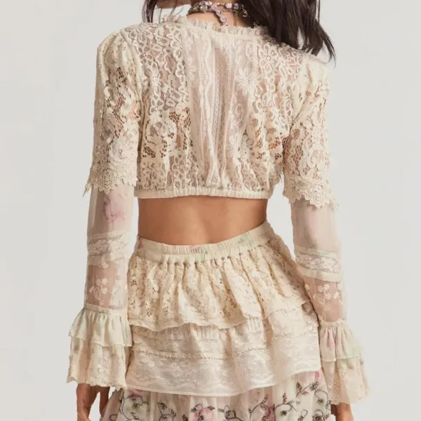 Love Shack Fancy Lace Dress - Image 4