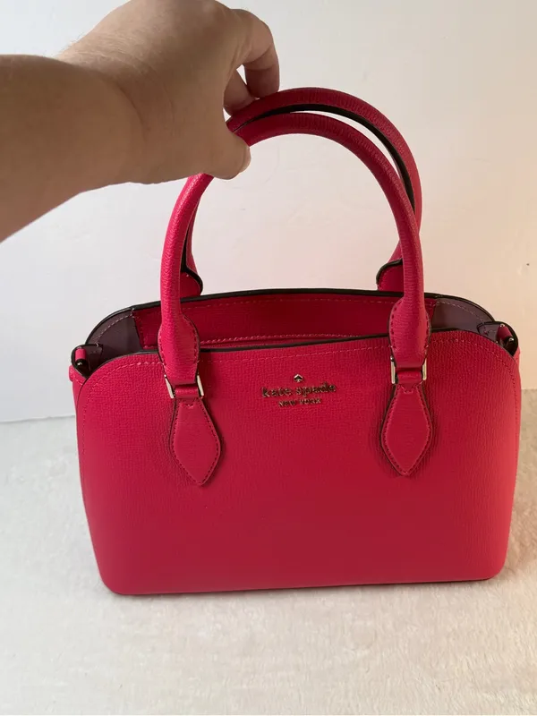 Kate Spade Darcy Small Satchel Crossbody Bikini Pink no strap - Image 5