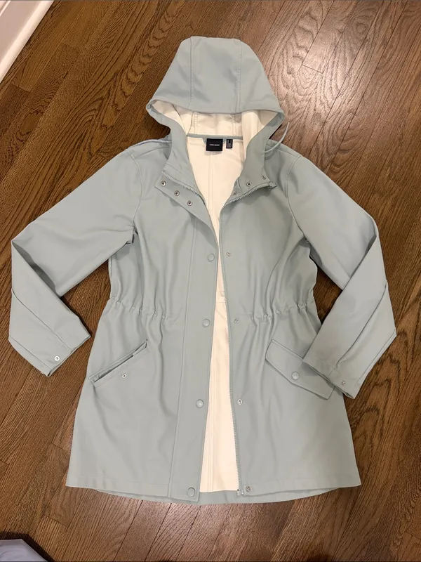 Vero Moda Blue Water Resistant Jacket Size Medium - C4-098 - Image 2