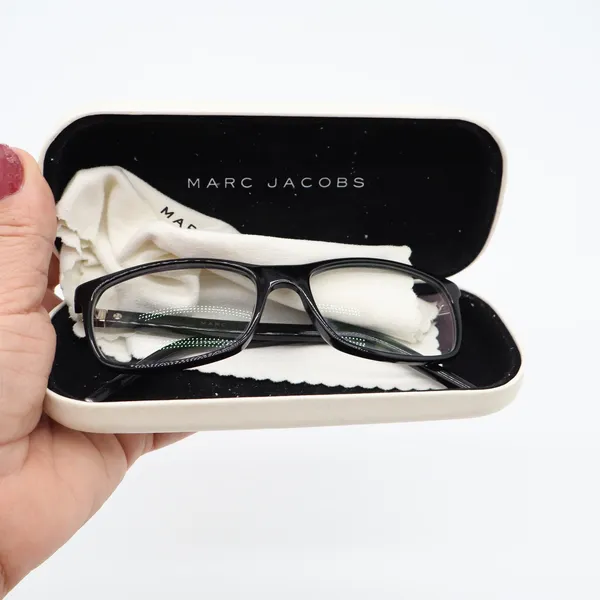 Marc Jacobs Eyeglasses Unisex N/A MARC 74 807 Black Rectangular Excellent - Image 4