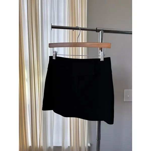 Vintage 90s Charlotte Russe Y2K Mini Skirt Large Office Siren Low Rise Boho Glam - Image 3