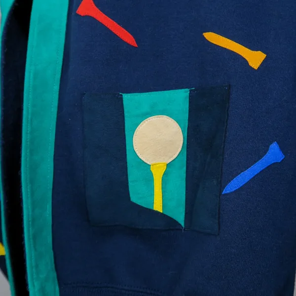 Russell Athletic Vintage 90s Handmade Original Golf Cardigan Sweatshirt - Image 8