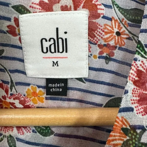 Cabi sleeveless top floral‎ medium - Image 5