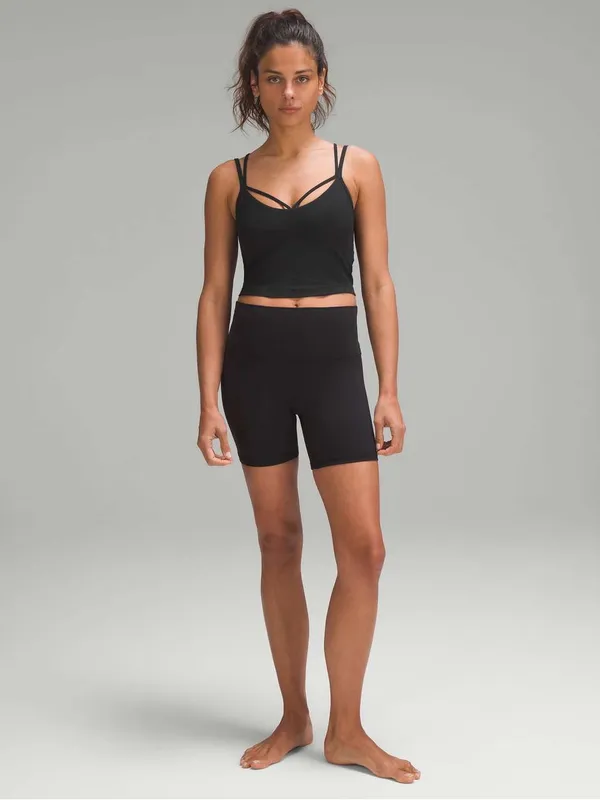 Lululemon Align Strappy Ribbed Tank Top Black - Image 3