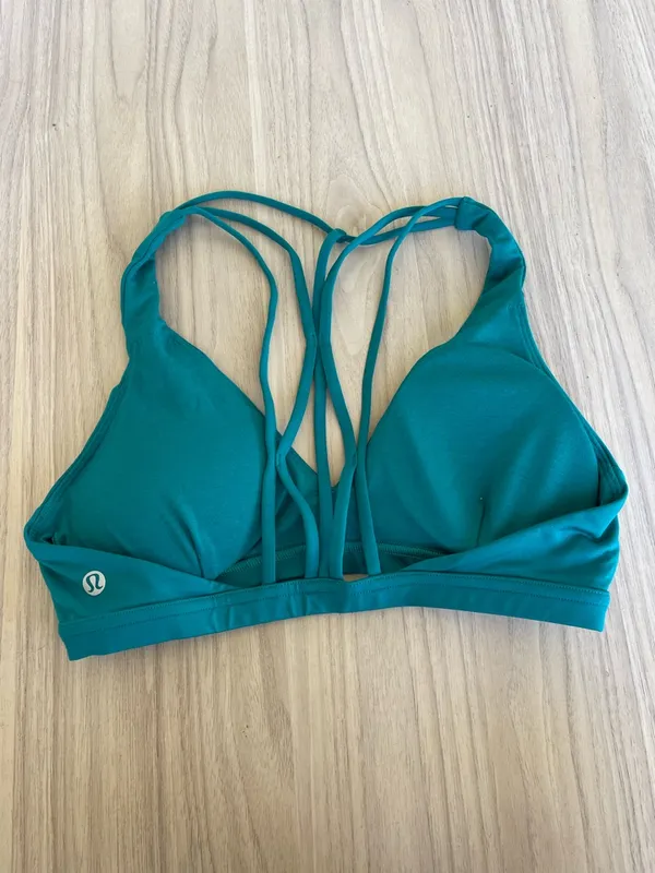 lululemon athletica Teal Strappy Sports Bra - Image 2