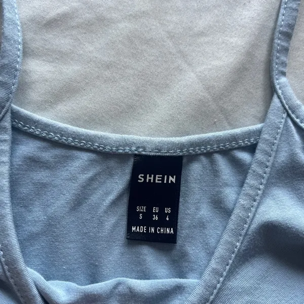 SHEIN Sky Blue Sleeveless Top - Image 2