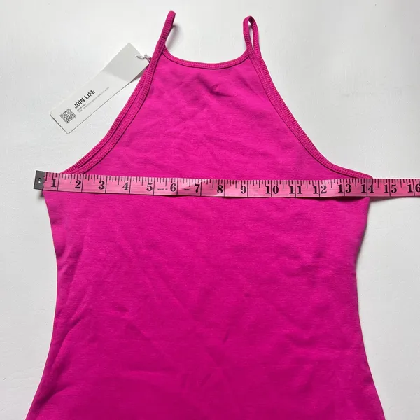 Zara Women's High Neck Pink Thin Strap Bodysuit Sz S - Image 2