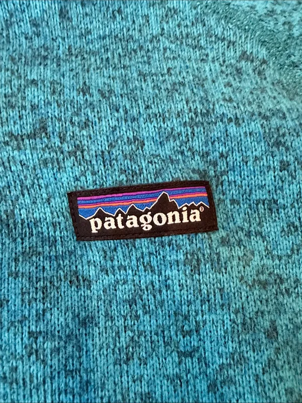 Patagonia Size Small Better Sweater in Teal Blue - C54-108 - Image 3