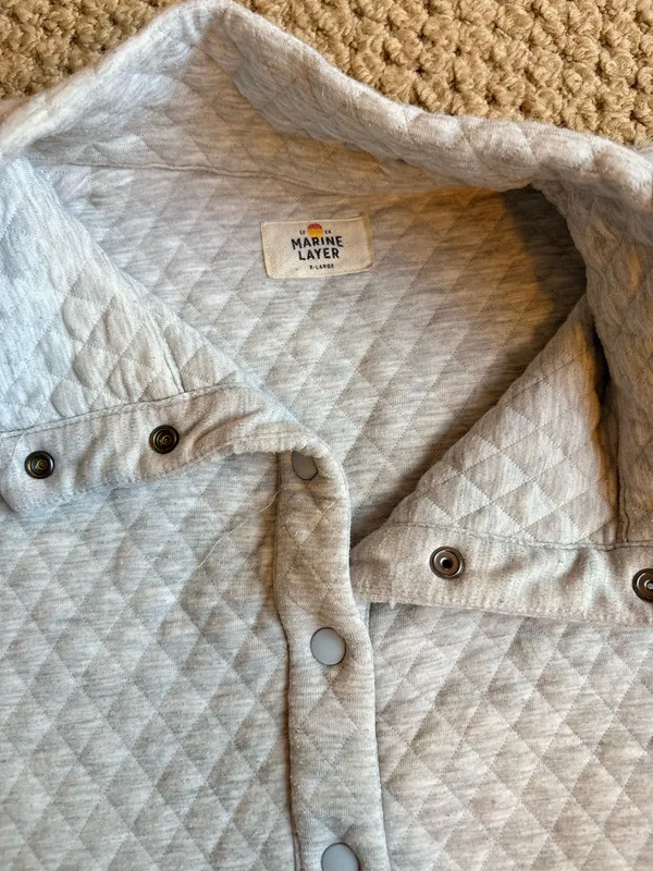 Marine Layer Quilted Pullover - Image 3