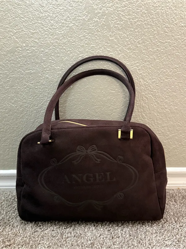 Victoria’s Secret Angel Y2K Chocolate Brown Top Handle Bowler Handbag - Image 10