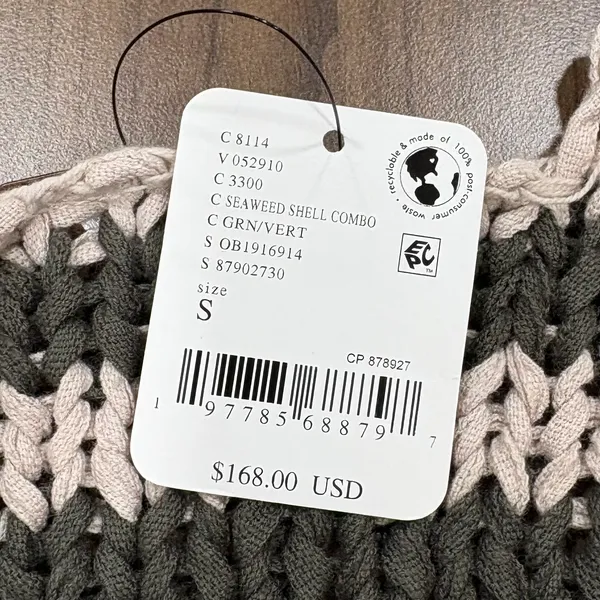 Free People Portland Striped Pullover Sweater NWT Size Small Neutral - Image 4