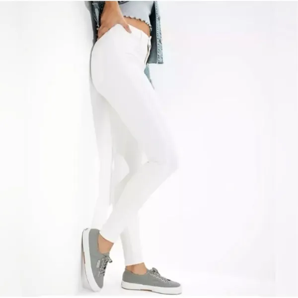 American Eagle Ne(x)t Level Curvy High-Waisted White Sz 12/31W Jeggings - Image 5