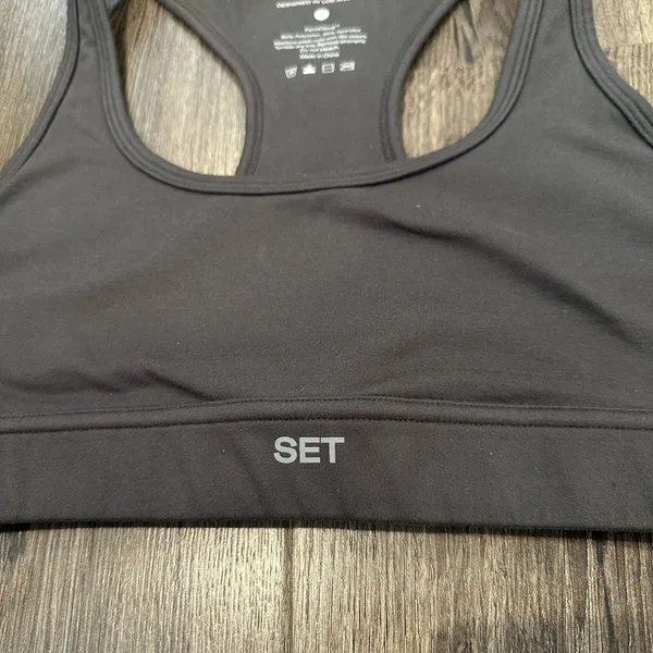 Set Active Formcloud Graphite Grey Racerback Bra - Image 4
