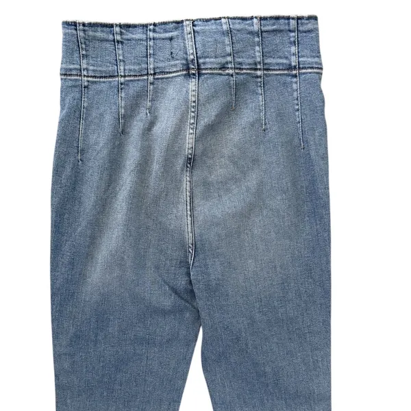 We The Free People 29 X 33 Jayde Flare Blue Jeans Boho 60s Retro Disco OB1184972 - Image 7