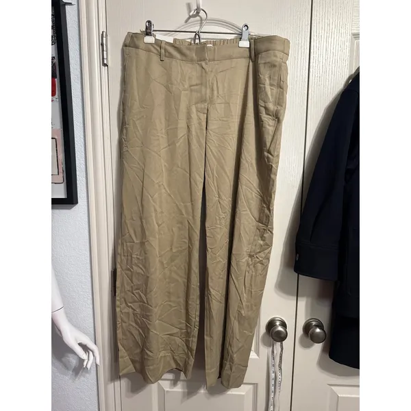 Banana Republic Wide Leg Everyday Pant Office Minimalist Capsule Quiet Luxury XL - Image 3