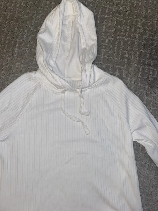 White Hooded Long sleeve - Image 3