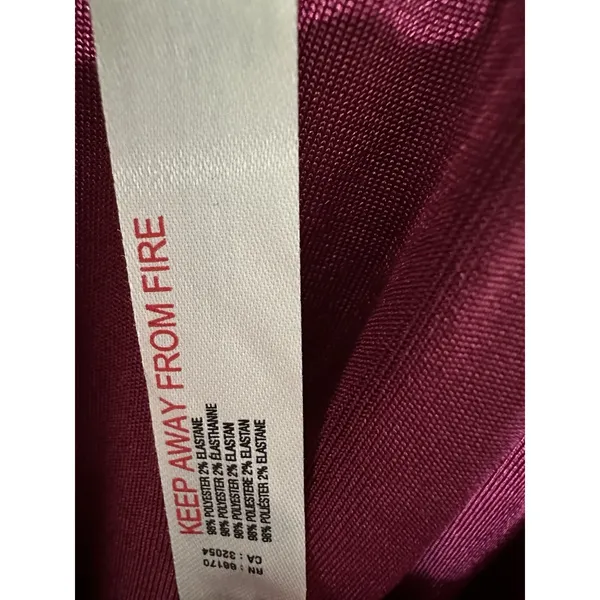 Intimately Free People Turnt Red Bodysuit Metallic Womens Size M - Image 8