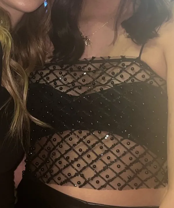 Forever 21 Sheer Beaded Cami - Image 3