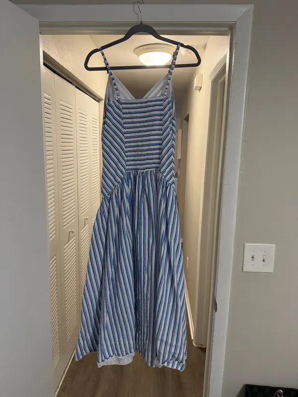 Target Blue and white striped midi dress - Image 6