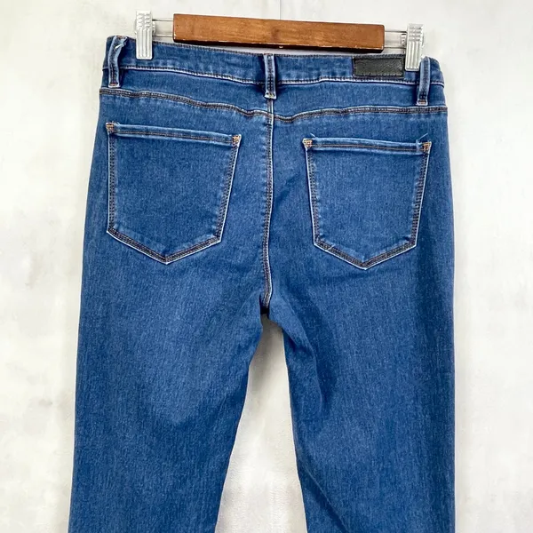 Tinsel Women Jeans 27 Flare Bootcut Stretch Denim Y2K‎ Retro 70s Festival Indie - Image 4