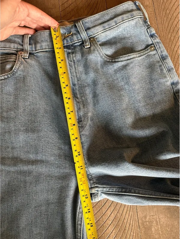 Everlane The Way High Jean Straight Organic Cotton Light Wash Women’s size 27 R - Image 13