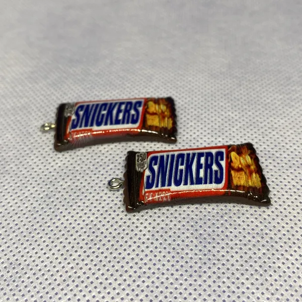 2 pc Resin Candy Snack Charms for DIY Jewelry Projects - Image 7