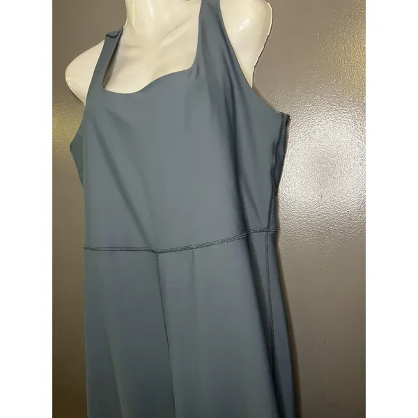 Old Navy Active Powersoft Jumpsuit Womens XL Blue Scoop Neck Go-Dry Athletic - Image 5