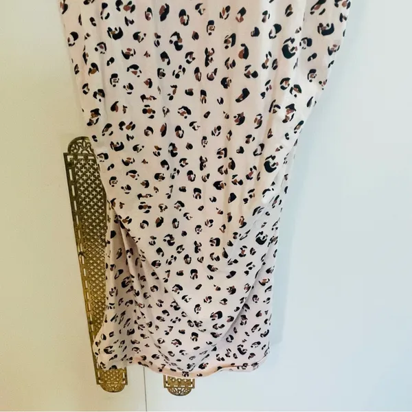 Isabel maternity Leopard Print Short Sleeve T-Shirt Dress size XS - Image 6