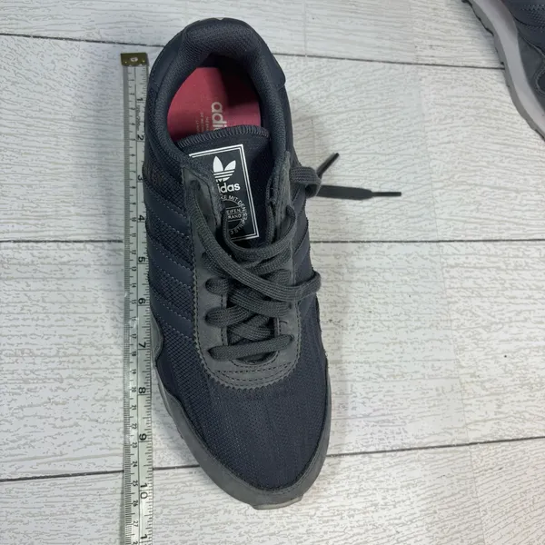 adidas Haven Gray Suede Retro Sneakers Women’s 6 - Image 8
