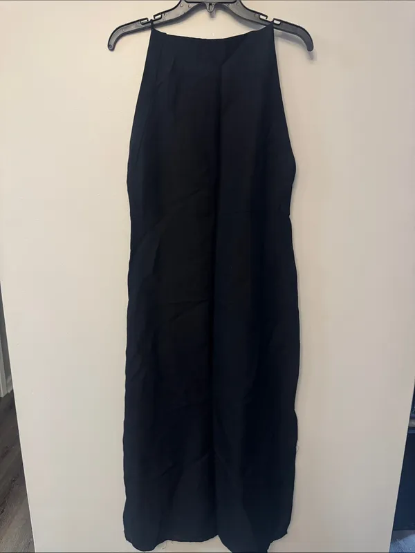 ZARA Women | Black | LINEN BLEND DRESS - Image 4