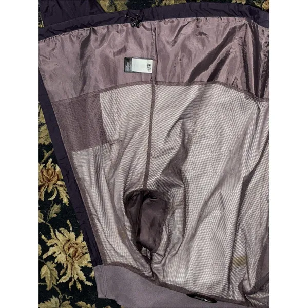 North Face DryVent Purple Yellow Hooded Rain Jacket M Hiking Camping Gorpcore - Image 12