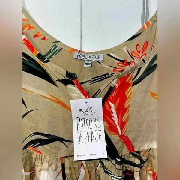 Vibrant Tropical Floral Cami Top- NWT Summer, Casual,‎ Going Out, Cute A1 - Image 6