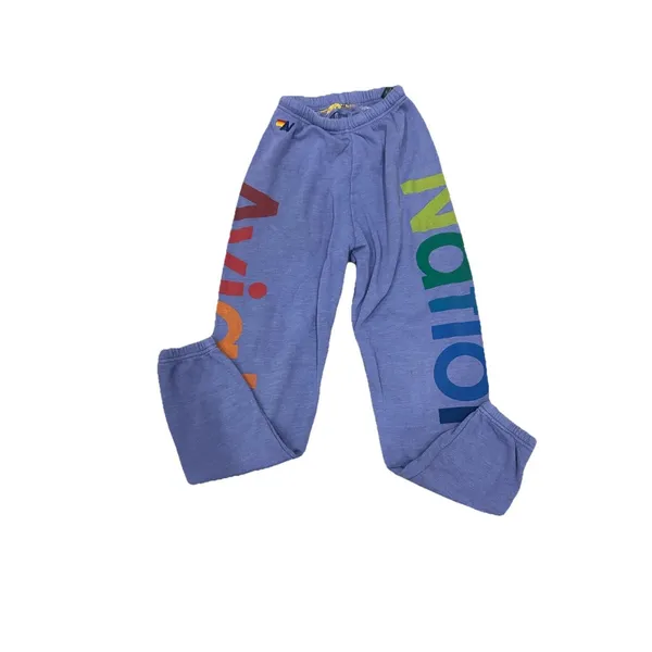 Aviator Nation Logo 2 Sweatpants Lavendar Purple XS Flawed - Image 4