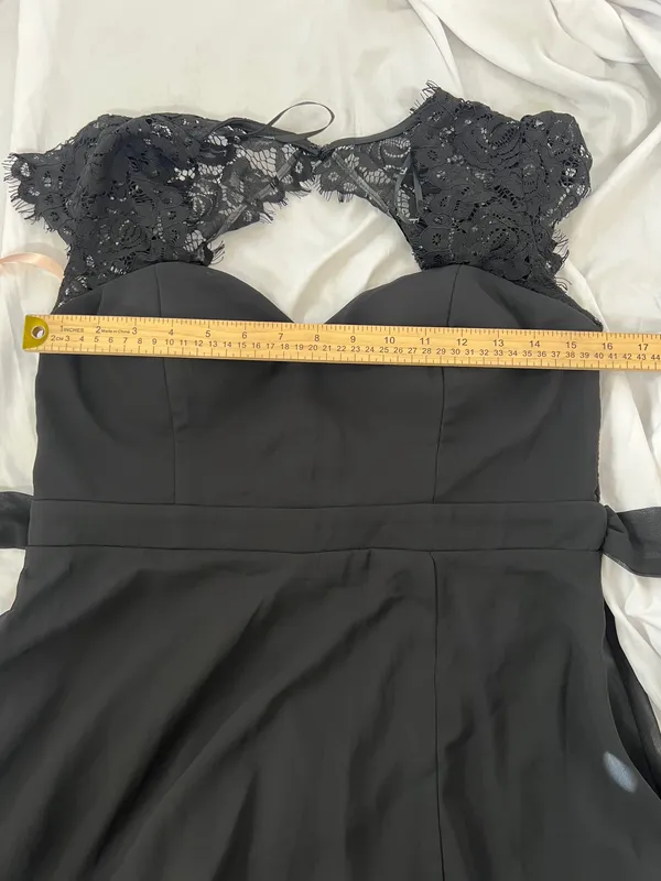 Lulu's Momentous Moments Black Lace Backless Maxi Dress - Image 8